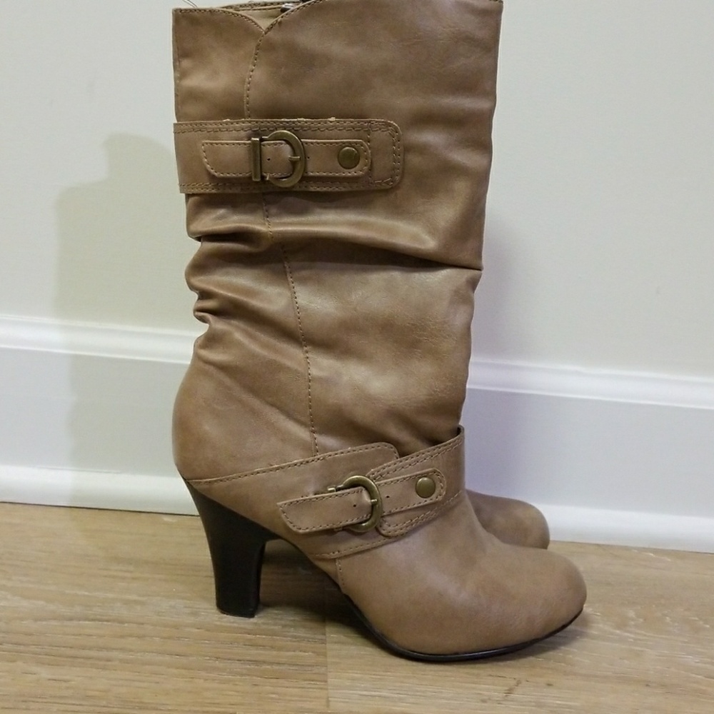 Tan boots